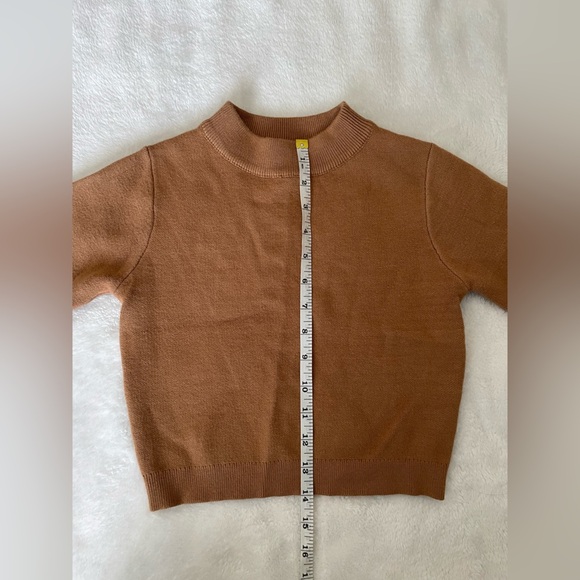 Princess Polly Camel Knit Sweater s/m size cropped - Picture 3 of 6